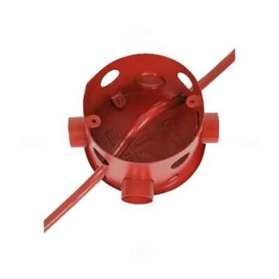 VIP Metal Fan Box, 19mm, Powder Coated, Red